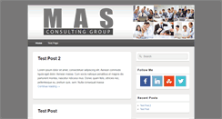 Desktop Screenshot of masconsultinggroup.com